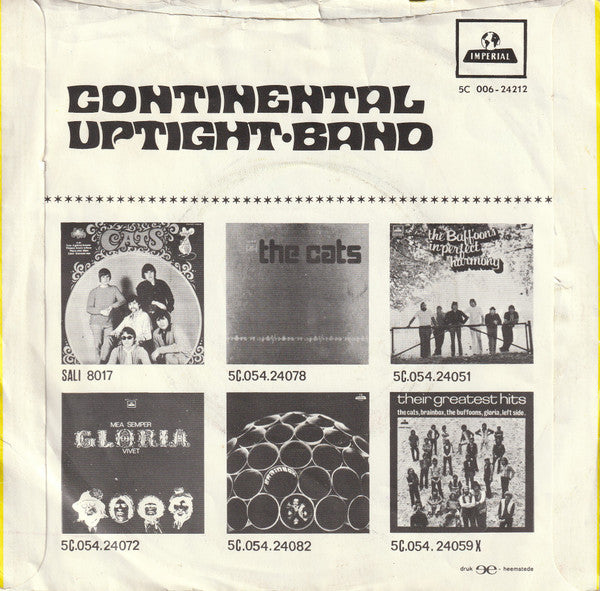 The Continental Uptight Band : Please Sing A Song For Us / She's Just A Friend (7", Single)