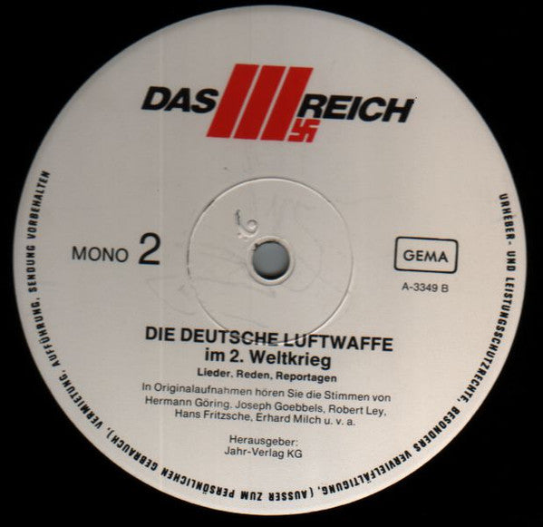 No Artist : Die Deutsche Luftwaffe Im Il. Weltkrieg (LP, Mono)
