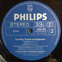 Schnuckenack Reinhardt Quintett : Czardas Puszta Und Zigeuner (LP, Album)