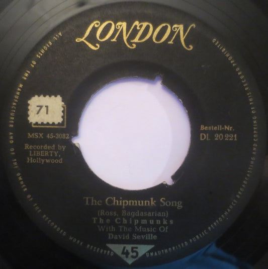 The Chipmunks / David Seville : The Chipmunk Song / Little Brass Band (7", Single)