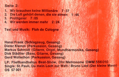 Floh De Cologne : Rockoper Profitgeier (LP, Album, RP, Red)