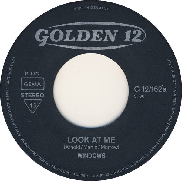 Windows (2) : Look At Me (7", Single)