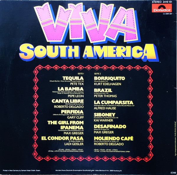 Various : Viva South America (LP, Comp)