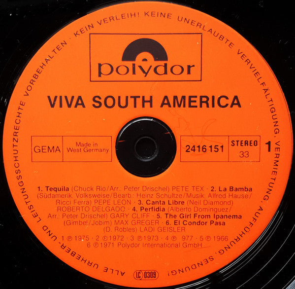 Various : Viva South America (LP, Comp)