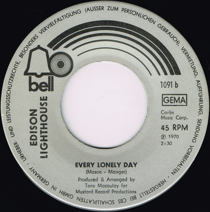 Edison Lighthouse : Love Grows (Where My Rosemary Goes) (7", Single)