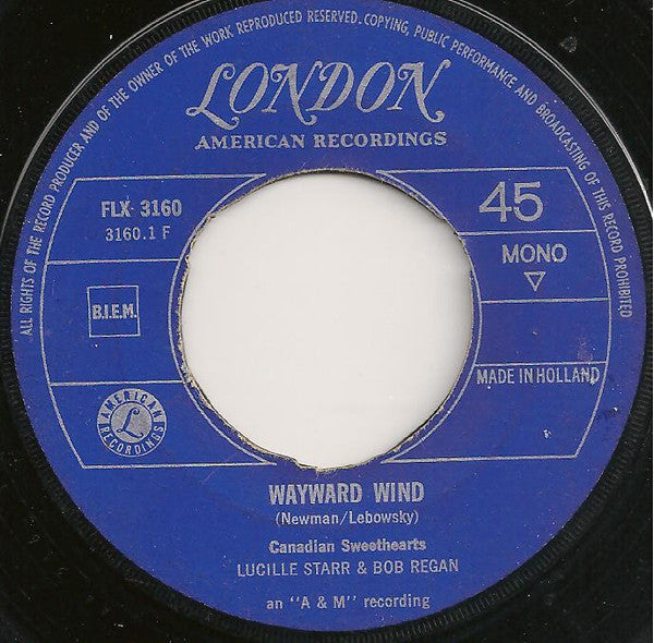 Canadian Sweethearts : Wayward Wind / Don't Let The Stars Get In Your Eyes (7", Single)