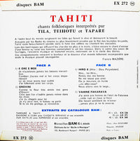 Tila, Teihotu Et Tapare : Tahiti (7", EP)