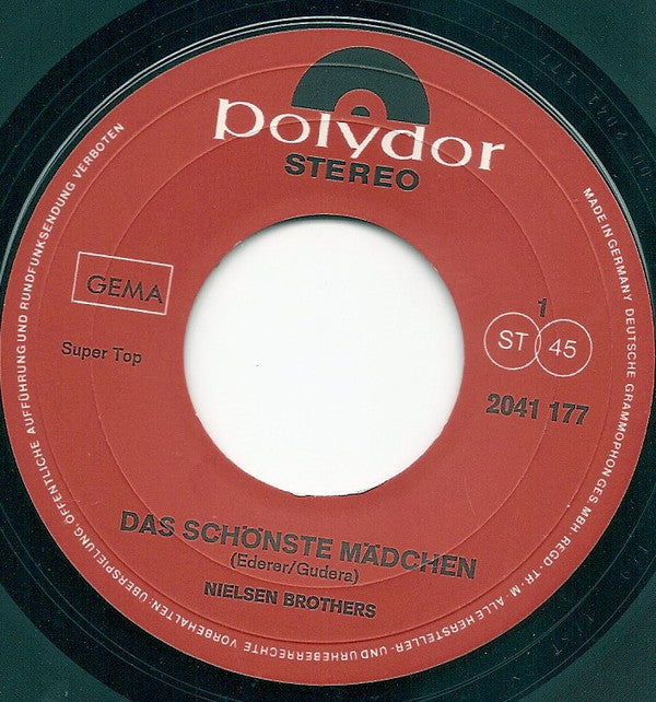 Die Nilsen Brothers : Das Schönste Mädchen / Der Alte Zigeuner (7", Single)