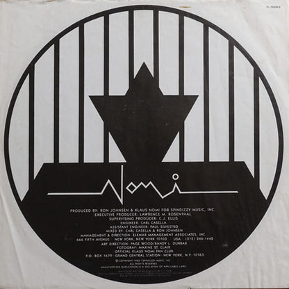 Klaus Nomi : Simple Man (LP, Album, RE)