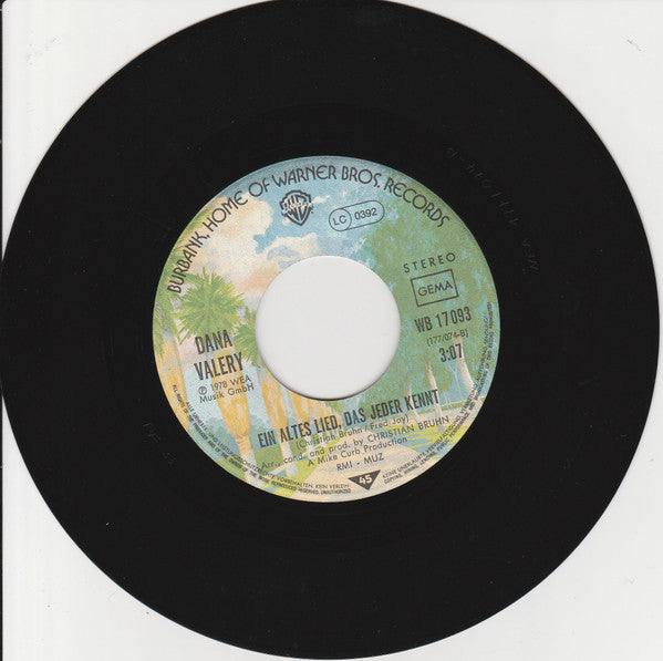 Dana Valery : Du Bist Das Licht In Meiner Welt (7", Single)