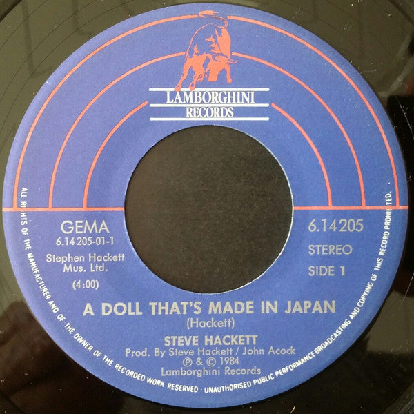 Steve Hackett : A Doll That's Made In Japan (7")