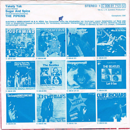 The Pipkins : Yakety Yak (7", Single)