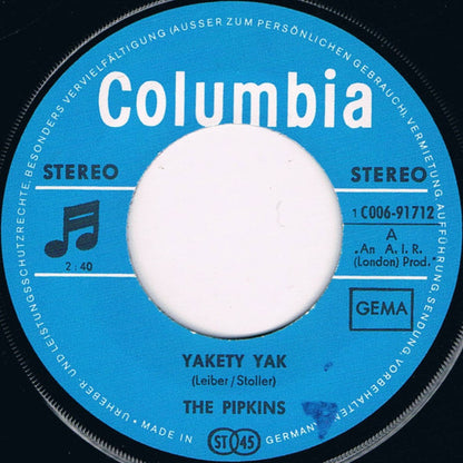 The Pipkins : Yakety Yak (7", Single)