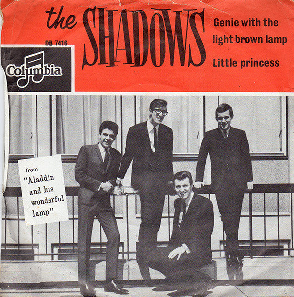 The Shadows : Genie With The Light Brown Lamp (7")