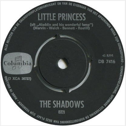 The Shadows : Genie With The Light Brown Lamp (7")