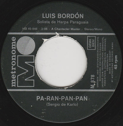 Luis Bordón : Pa-Ran-Pan-Pan (7", Single)