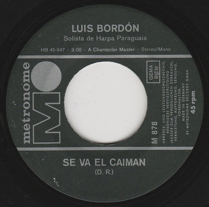 Luis Bordón : Pa-Ran-Pan-Pan (7", Single)