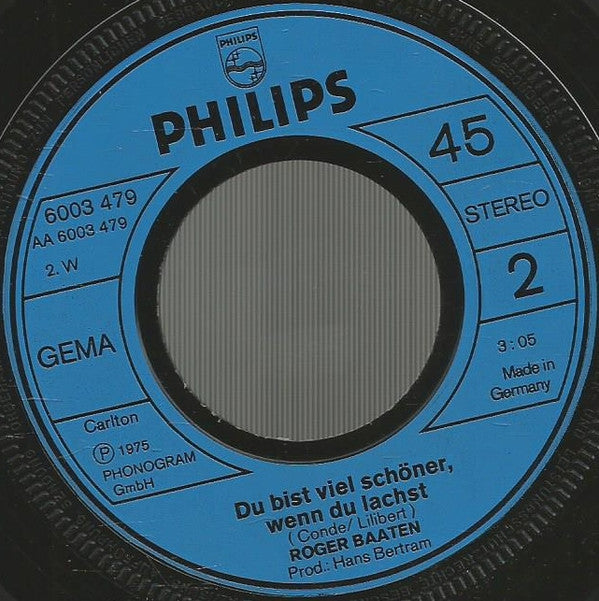Roger Baeten : Der Schlüssel Zum Paradies (7", Single)