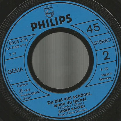 Roger Baeten : Der Schlüssel Zum Paradies (7", Single)