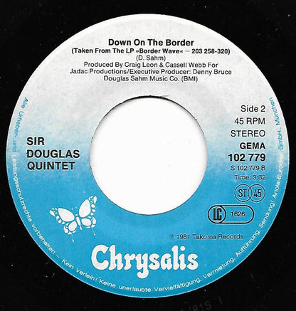 Sir Douglas Quintet : Sheila Tequila (7")