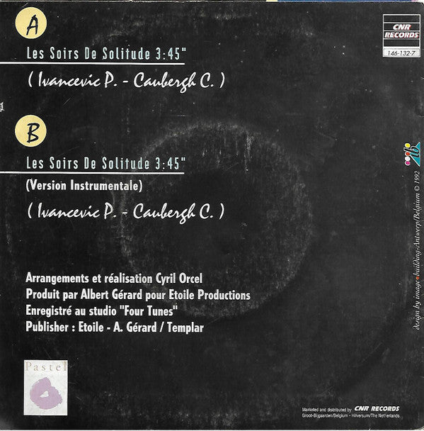 Yvhann Cévic : Les Soirs De Solitude (7", Single)
