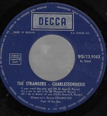 De Strangers : Charlestonnerie (7", Single)