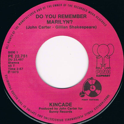 Kincade : Do You Remember Marilyn? (7", Single)