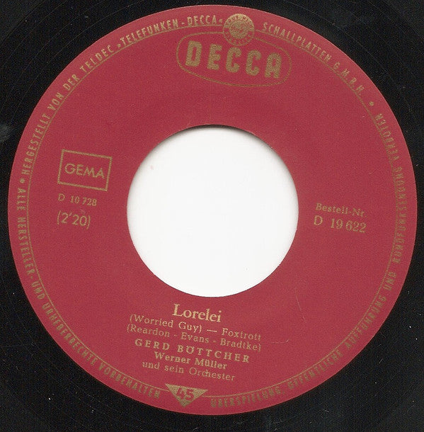 Gerd Böttcher : Lorelei (7", Single)