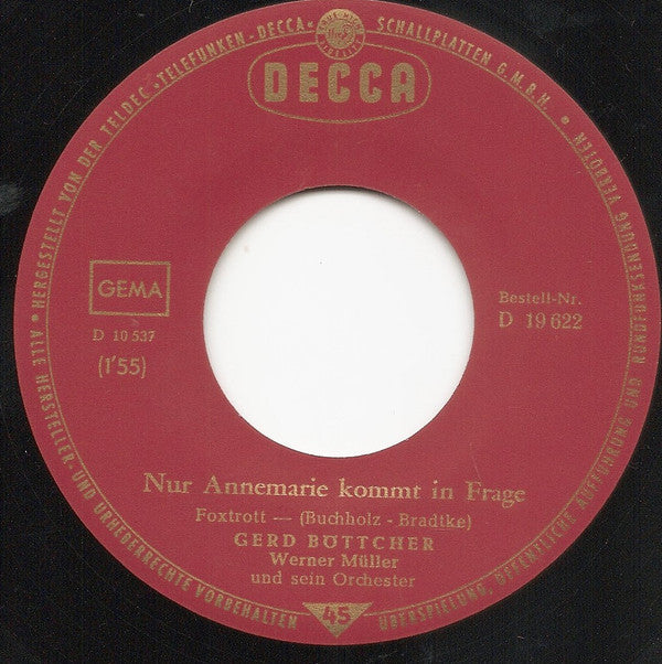 Gerd Böttcher : Lorelei (7", Single)