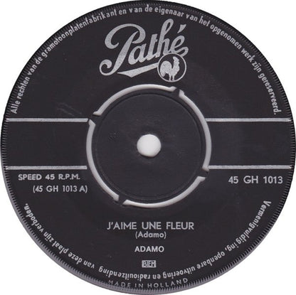 Adamo : J'aime Une Fleur / Laissons Dire (7", Single)