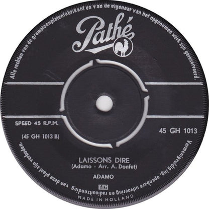 Adamo : J'aime Une Fleur / Laissons Dire (7", Single)