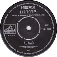 Adamo : Sonnet Pour Notre Amour / Princesses Et Bergeres (7", Single)