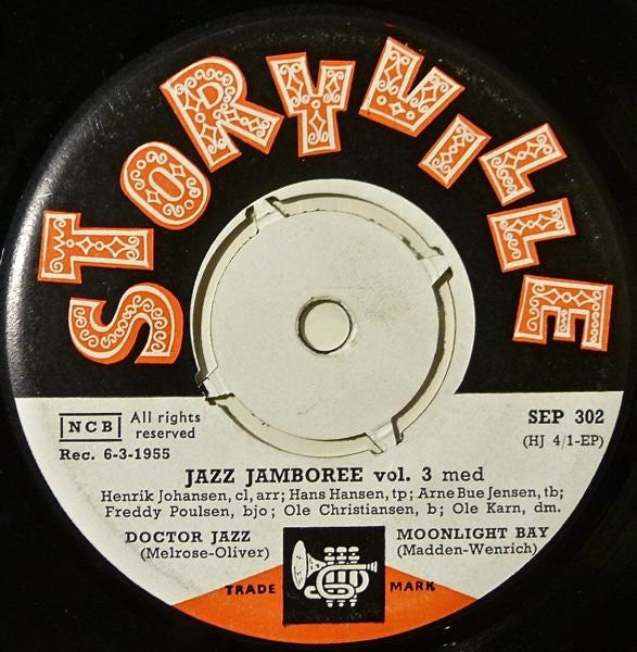 Henrik Johansen's Jazzband : Jazz Jamboree Vol. 3 (7", EP)