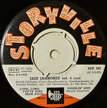 Henrik Johansen's Jazzband : Jazz Jamboree Vol. 3 (7", EP)