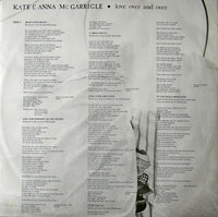 Kate & Anna McGarrigle : Love Over And Over (LP, Album)
