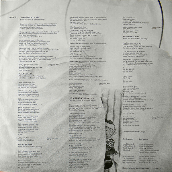 Kate & Anna McGarrigle : Love Over And Over (LP, Album)