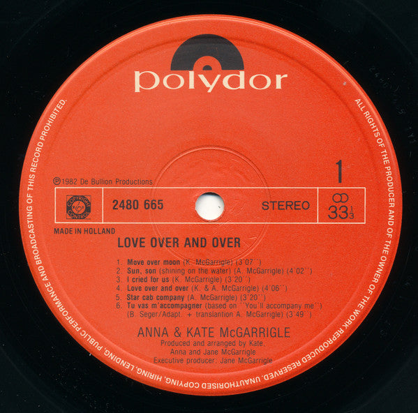 Kate & Anna McGarrigle : Love Over And Over (LP, Album)