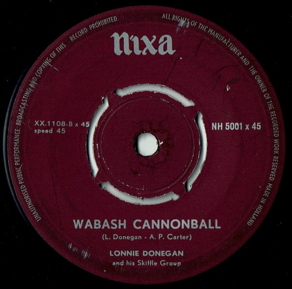 Lonnie Donegan's Skiffle Group : My Dixie Darling (7", Single)