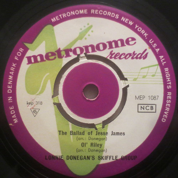 Lonnie Donegan's Skiffle Group : Skiffle Session (7", EP)