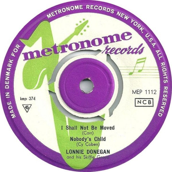 Lonnie Donegan's Skiffle Group : Lonnie Donegan Showcase Vol. 1 (7", EP)