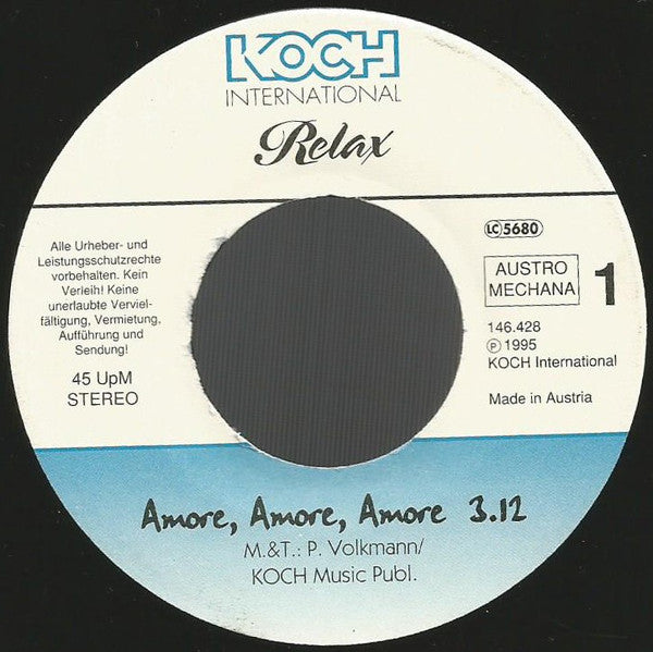 Relax (2) : Amore, Amore, Amore (7", Single)