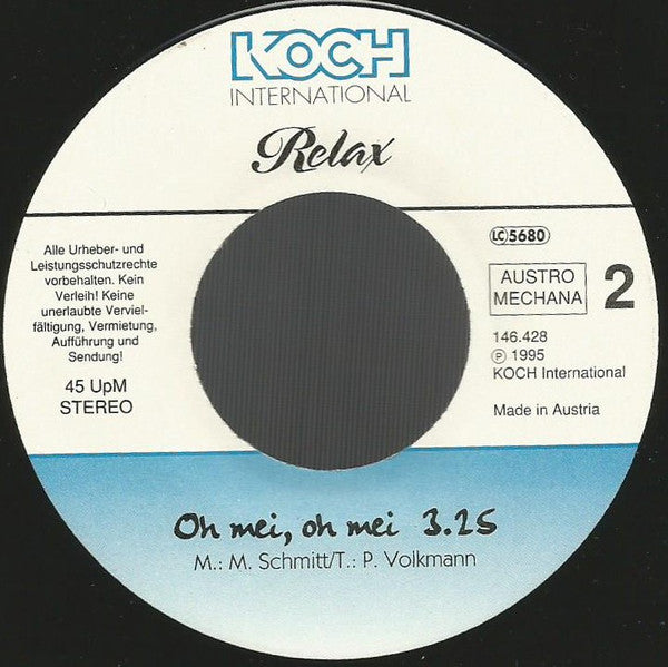Relax (2) : Amore, Amore, Amore (7", Single)
