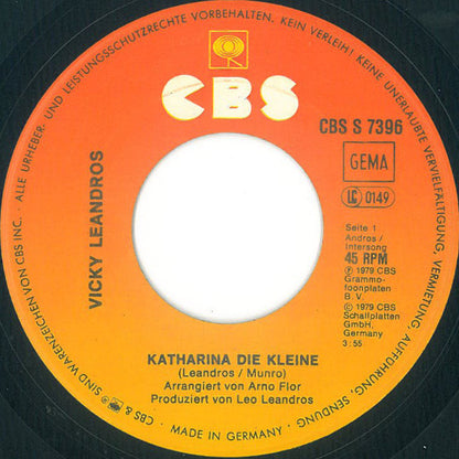 Vicky Leandros : Katharina Die Kleine (7", Single)