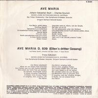 Anneliese Rothenberger / Johann Sebastian Bach - Charles Gounod Und Franz Schubert : Ave Maria (7")