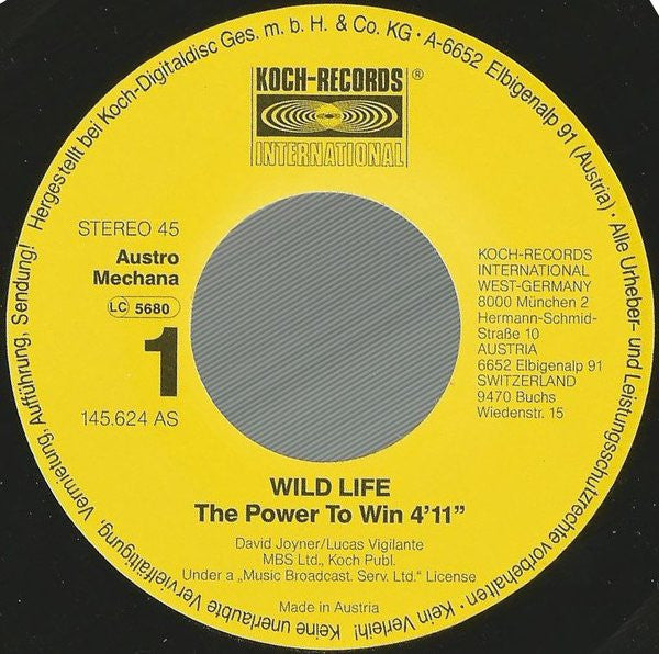 Wild Life (5) : The Power To Win (7", Single)