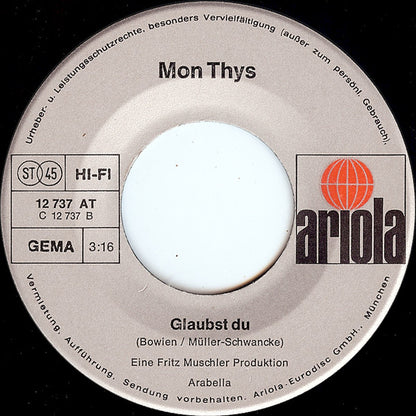 Mon Thys : Rock-A-Bye (7", Single)