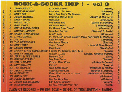Various : Rock-A-Socka-Hop! Vol. 3 (CD, Comp)