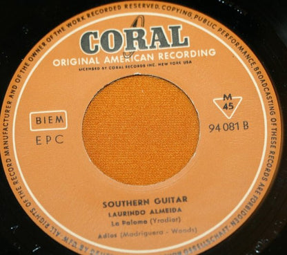 Laurindo Almeida : Southern Guitar (7", EP)