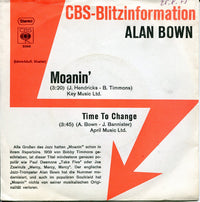 Alan Bown : Moanin' (7", Single, Promo)