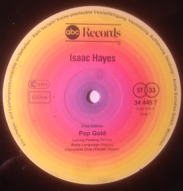 Isaac Hayes : Pop Gold (LP, Album, Club, RE)